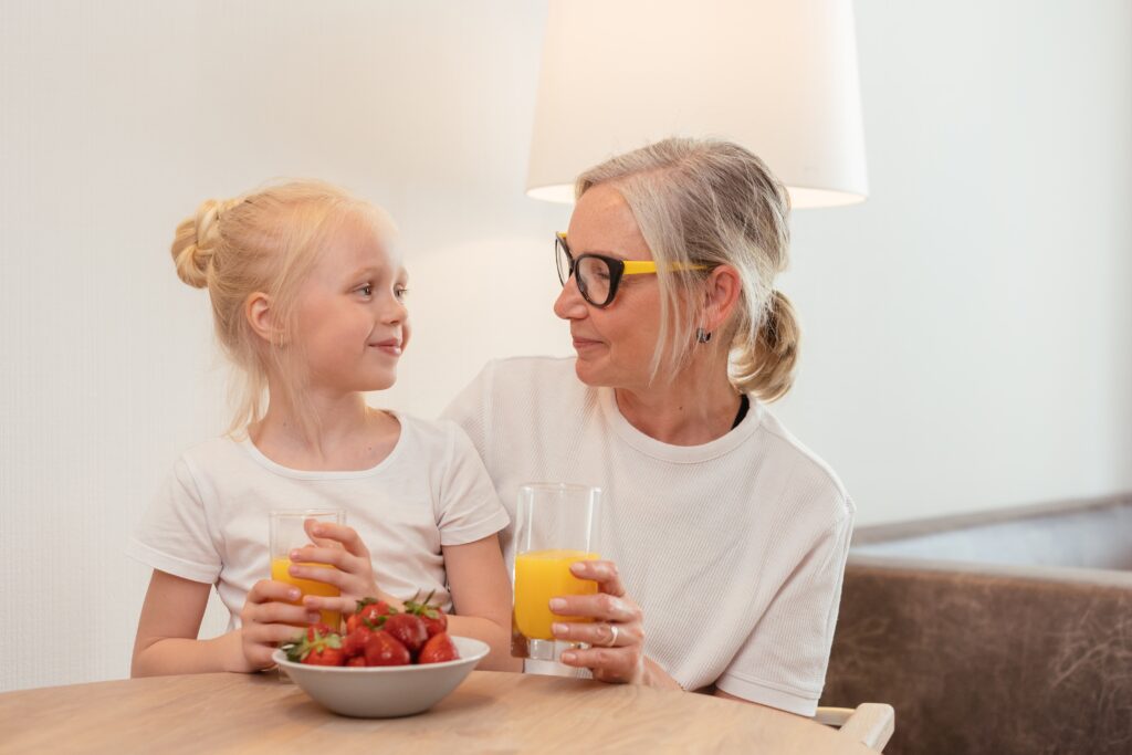 girl and grandmother dementia